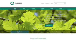 Desktop Screenshot of oaktreecapital.com