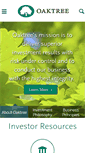 Mobile Screenshot of oaktreecapital.com